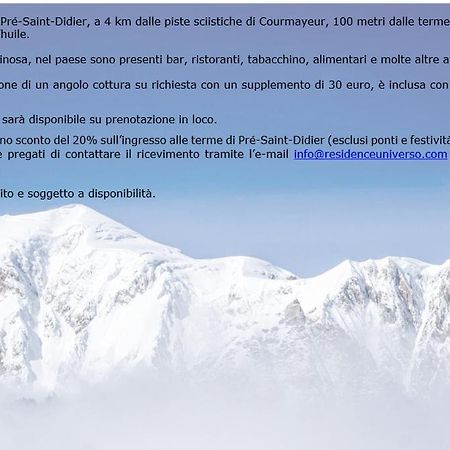 Pré-Saint-Didier Universo Room 213 מראה חיצוני תמונה